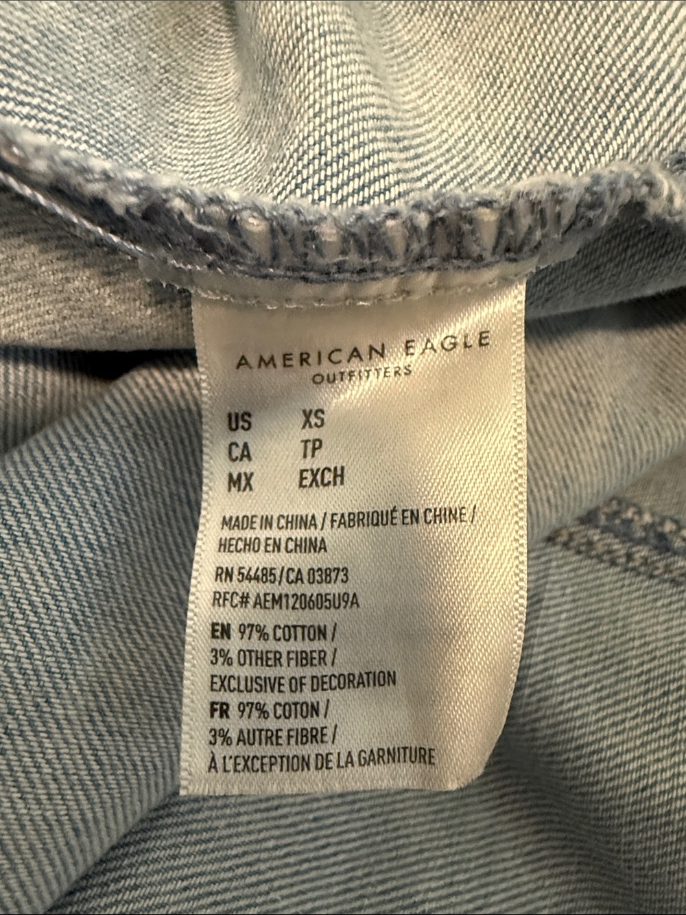American Eagle Sunflower Printed Denim Jumper - Picture 2 of 5